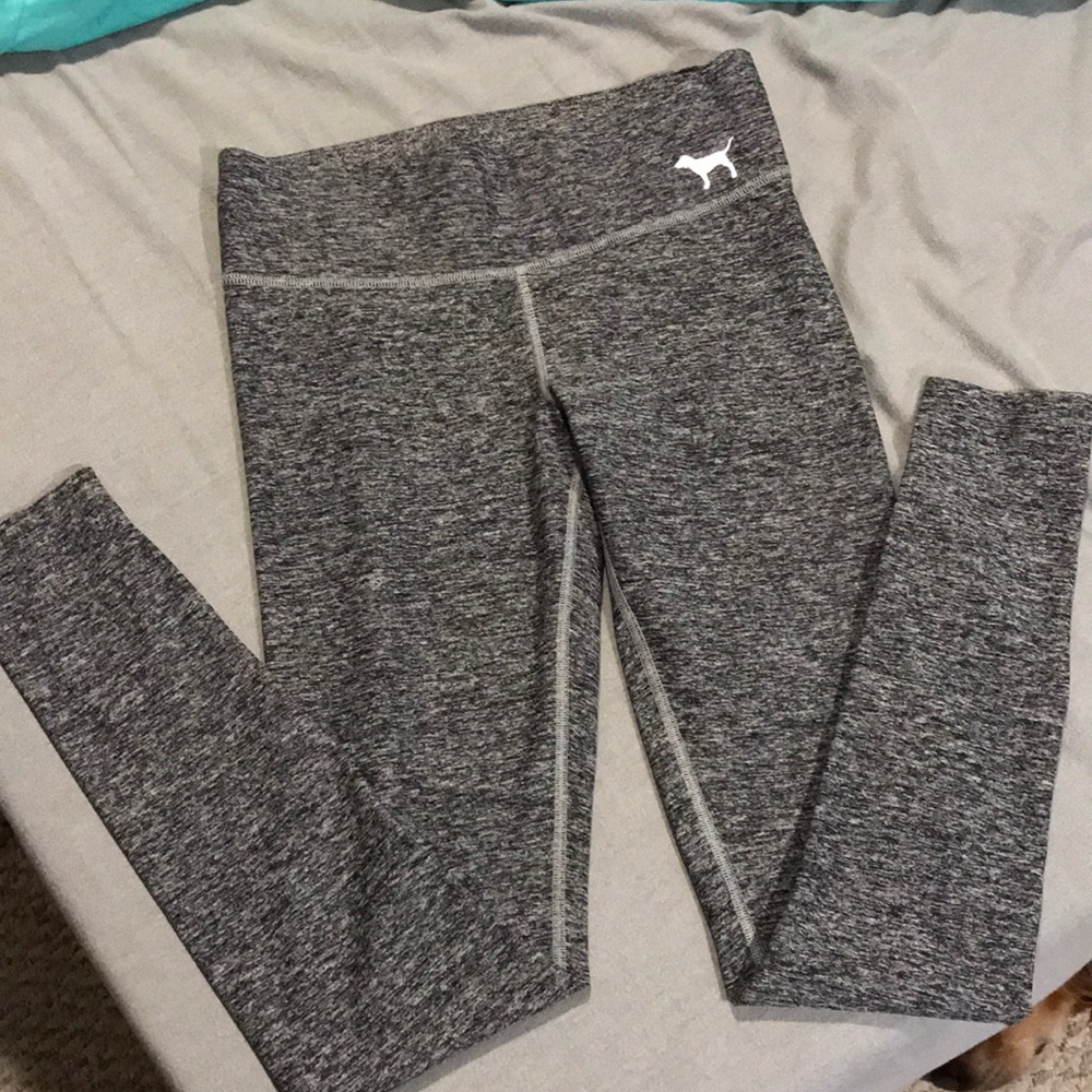 PINK Heather Gray Leggings